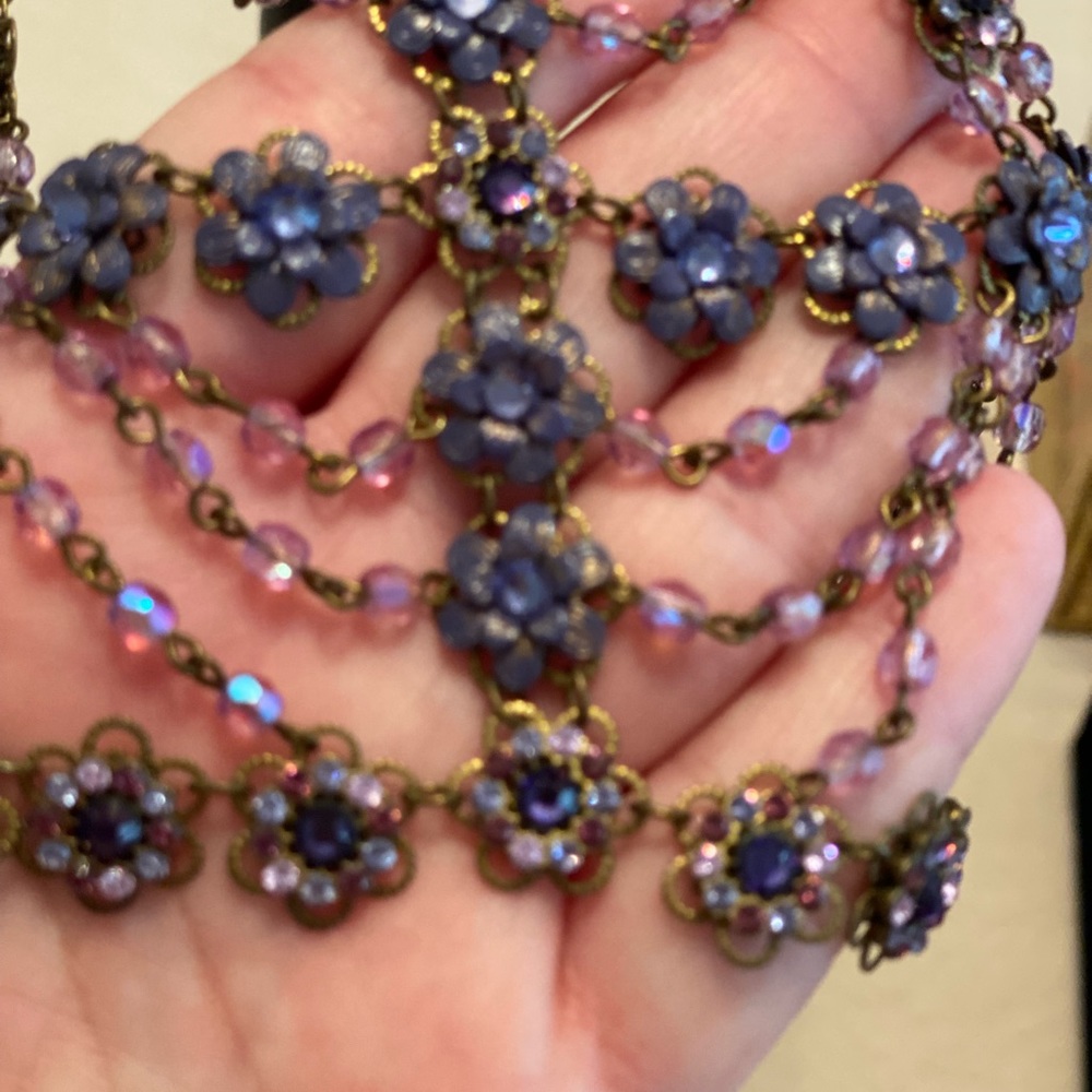 Michal Negrin Swarovski Crystal Head Wrap/Cap - Picture 8 of 14